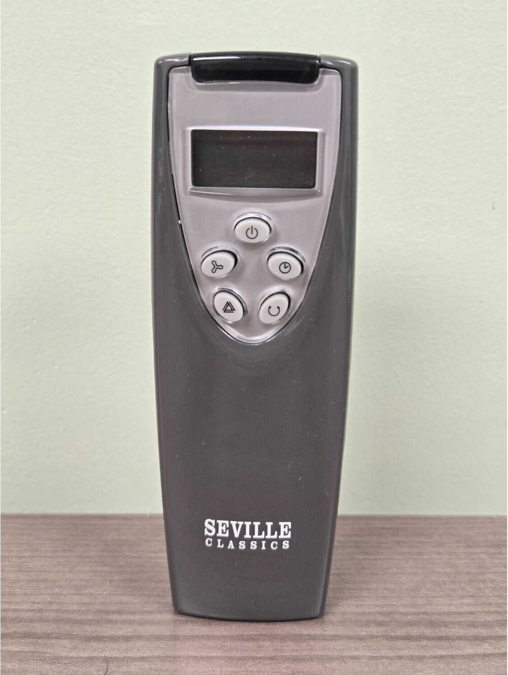 Seville Classics UltraSlimLine Tower Fan 5-Button Remote Control Gray LCD